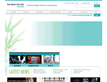 Tablet Screenshot of kubotaengine.com
